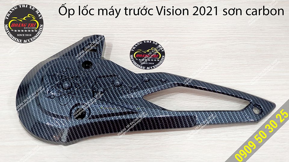 Vision 2021 front engine block with carbon paint