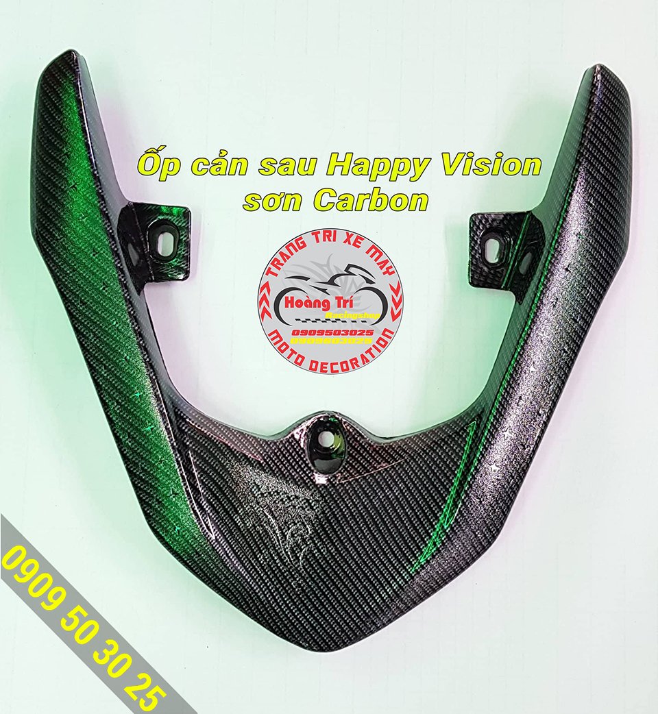 Happy Vision rear bumper with Carbon paint