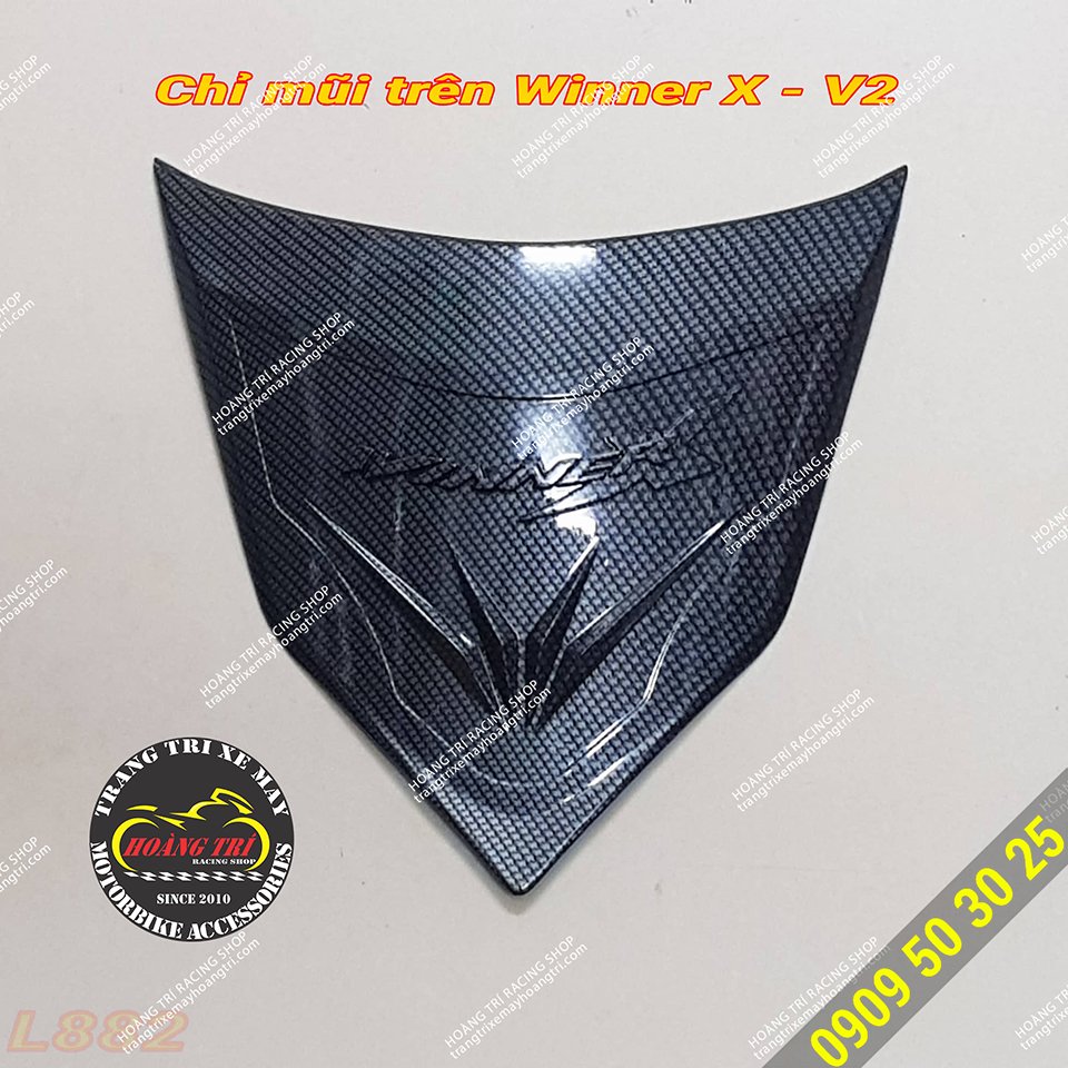 Mask cover (Only upper nose) Winner X carbon paint