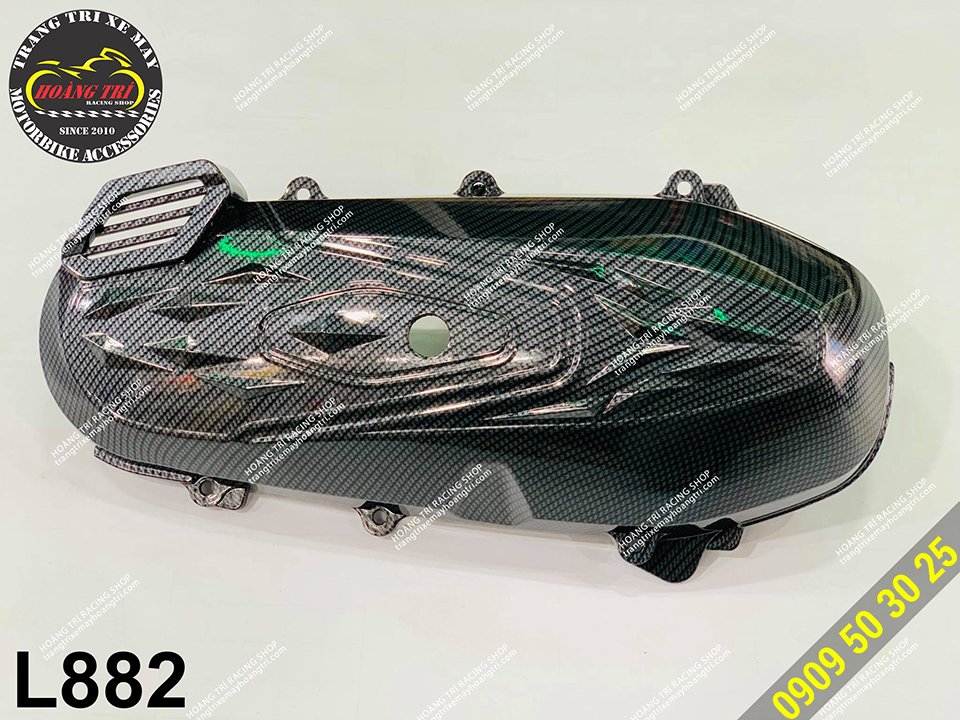 SH Mode 2020 large engine block cover with carbon paint