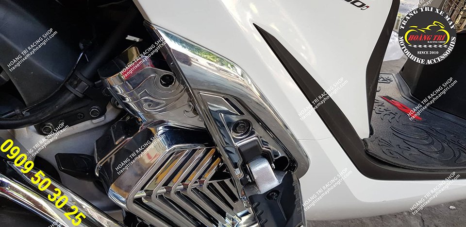 Sh 2020 large rear footpegs with chrome