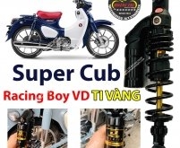 Phuộc bình dầu Racing Boy VD ti vàng gắn chuẩn Super Cub hàng chính hãng