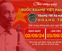 Nghỉ lễ Quốc Khánh 02/09/2024