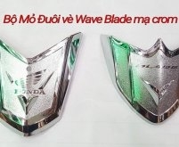 Bộ mỏ đuôi mạ crom Wave Blade