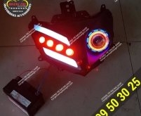 Độ đèn xe Nouvo LX - Đèn Mắt Cú Lé