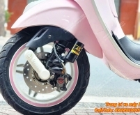 Tổng hợp dàn chân xe Vespa nâng cấp heo dầu chính hãng Brembo