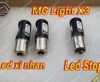 Led xi nhan và Led Stop đèn hậu Sh Ý MG Light X3 siêu sáng