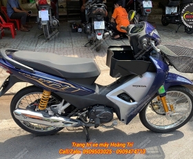 Wave A 110 2022 độ full đồ chơi cao cấp với Smartkey, phuộc Ohlins và dàn chân thể thao
