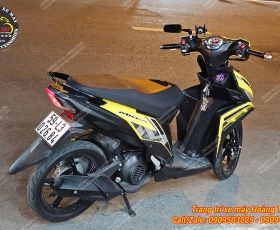 Mio M3 vàng chanh lên đồ gọn nhẹ mà tiện ích đỉnh