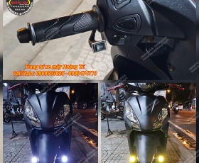 Lắp đèn trợ sáng cho xe Vision