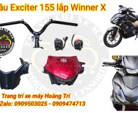 Winner X độ đầu đèn Exciter 155