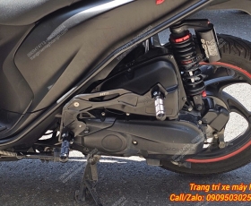 Gác chân phụ HTR nhôm CNC cho xe Honda Vision
