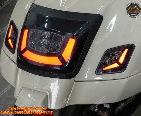 Trọn bộ đèn Led xi nhan, đèn hậu cho xe Vespa GTS 2023-2025 (Smartkey)