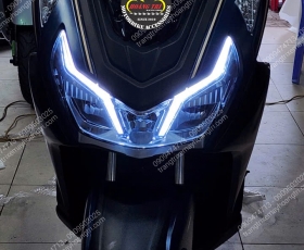 Độ đèn Led Audi cho xe Yamaha Lexi 155