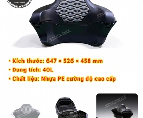 Thùng sau tựa lưng Rabo ADV 350