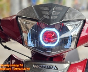 Độ đèn bi cầu cho xe Future