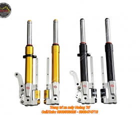 Phuộc trước Kingham độ cho xe máy điện Vento