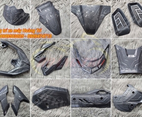 Bộ ốp trang trí carbon cho xe Airblade 2026