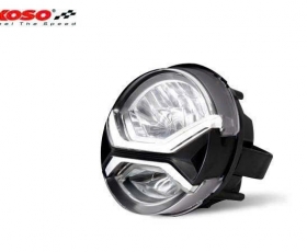 Cụm đèn pha Vespa GTS Koso chính hãng