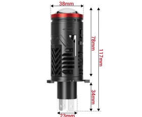 Bóng đèn pha led TJ-H4 Red 65w