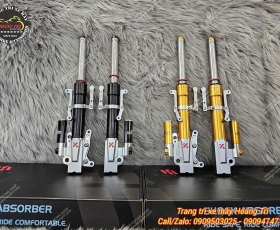 Phuộc trước KingHam nhôm CNC độ cho xe Stylo 160