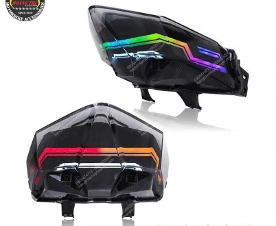 Cụm đèn hậu Audi Shark Power cho xe Vario 125/150 có chỉnh màu