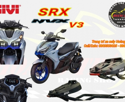 Baga sau Givi SRX(S) cho xe Yamaha NVX V3 (2025) chính hãng