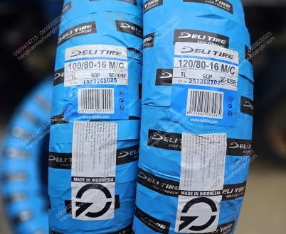 Cặp vỏ lốp xe Deli cho xe SH