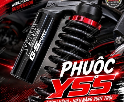 Tổng hợp các dòng phuộc YSS chính hãng cho xe máy được ưa chuộng hiện nay