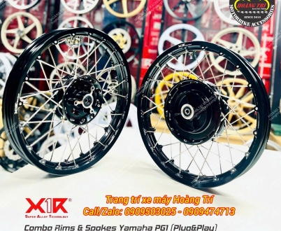 Bộ bánh căm X1R 17 inch lắp chuẩn cho xe PG-1