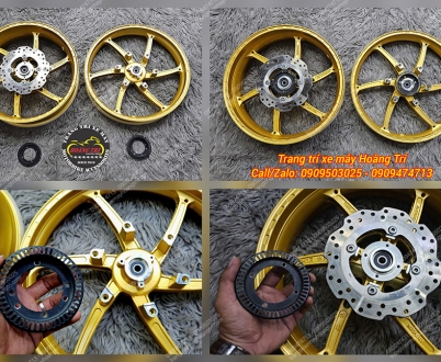 Mâm 6 cây OZ-X1R độ cho xe CBR150R