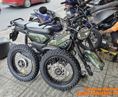 Độ vỏ không ruột cho xe Yamaha PG-1