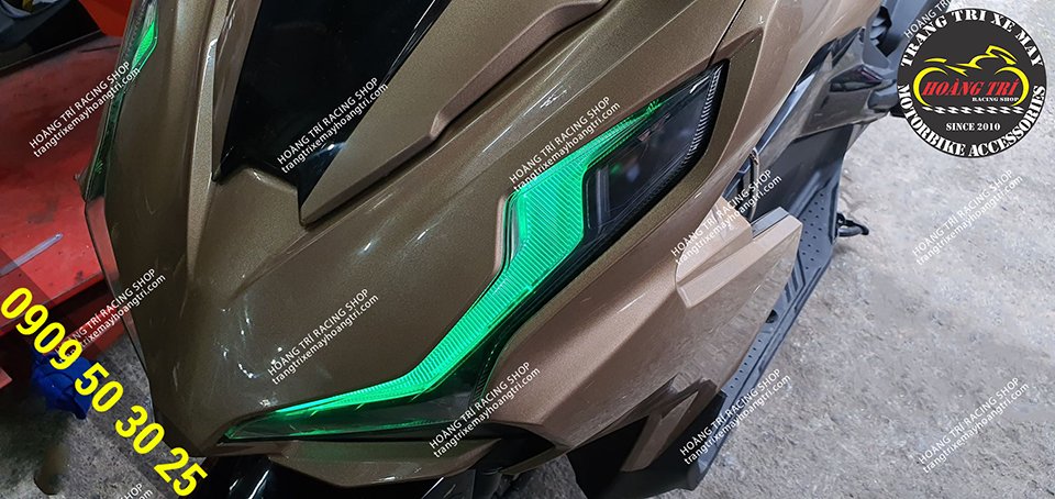 The demi lights of the Airblade 2020 are changed to green