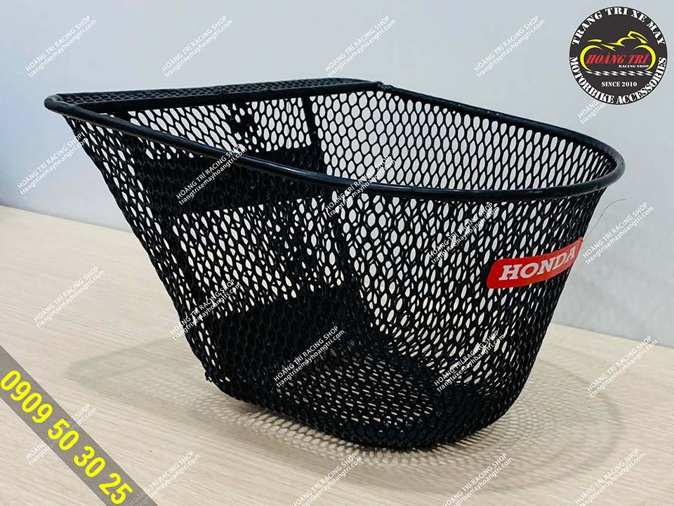 Black Super Cub mask front basket