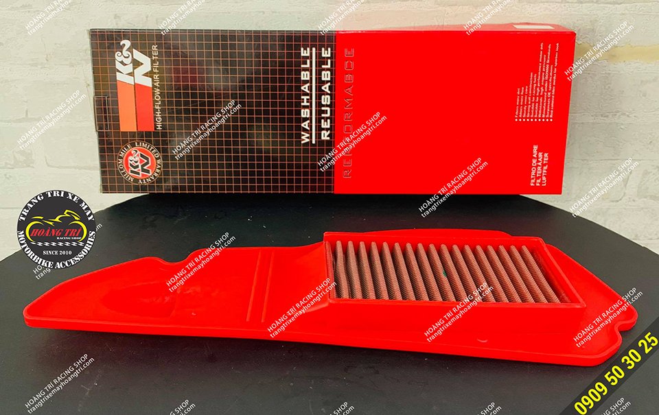 Full box of Vision steel air filter product