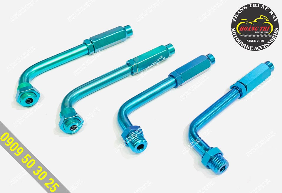 Titanium gas tube in emerald green has more options for you