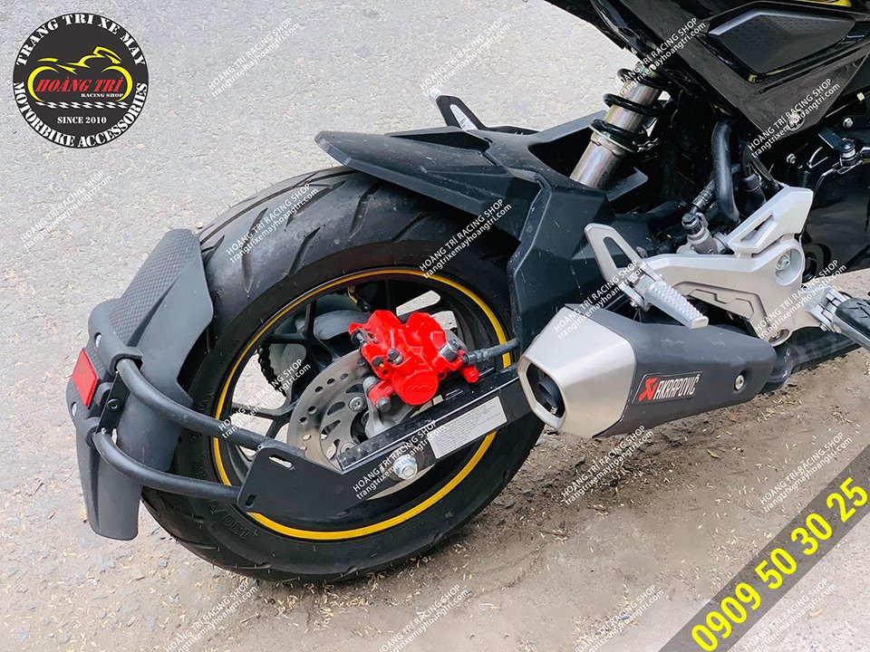 KTM fenders installed on Honda MSX