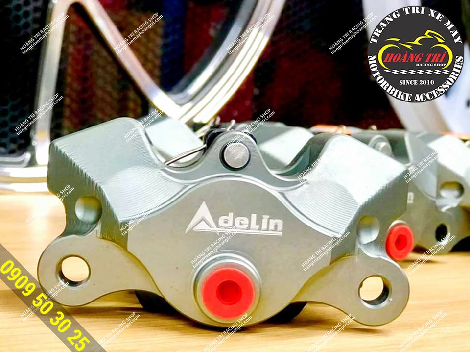 A detailed close-up of the silver Adelin ADL21 oil pig