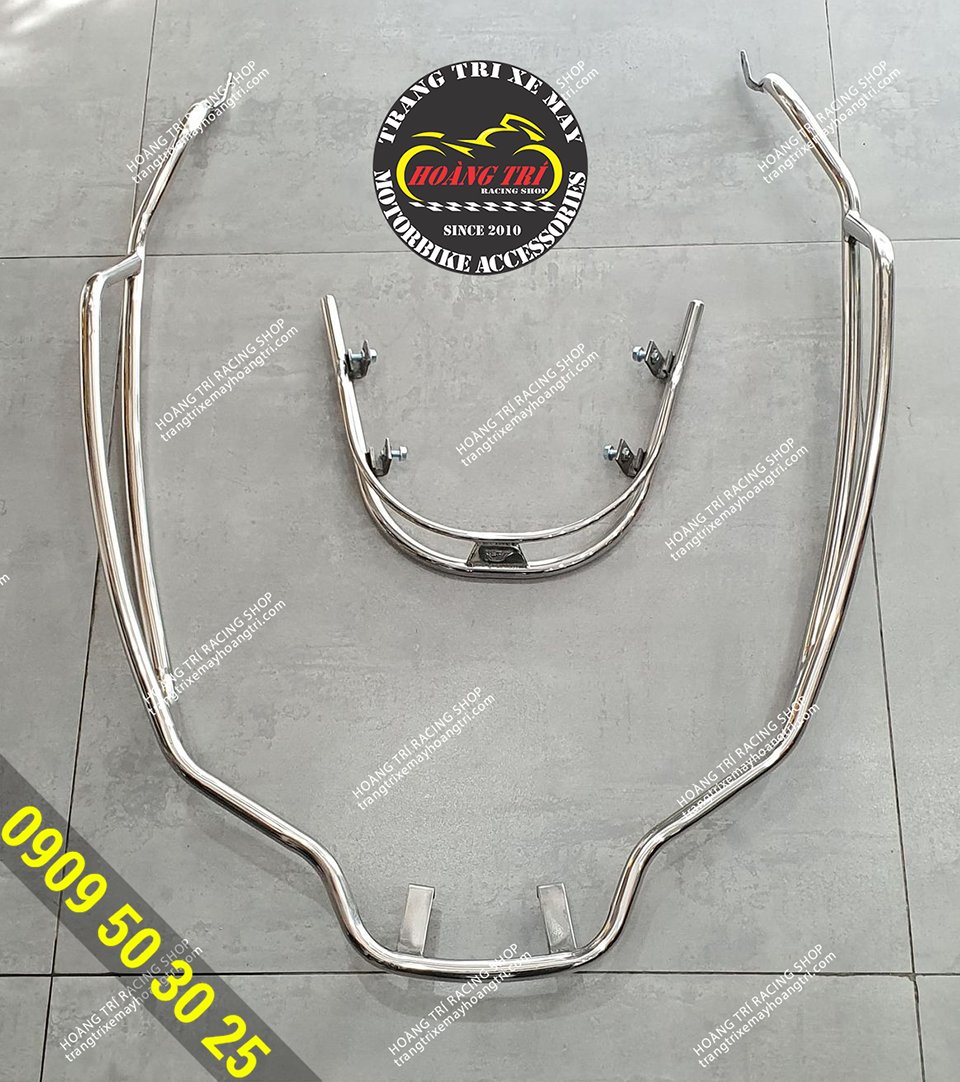 Full set of stainless steel frames to protect Vespa GTS