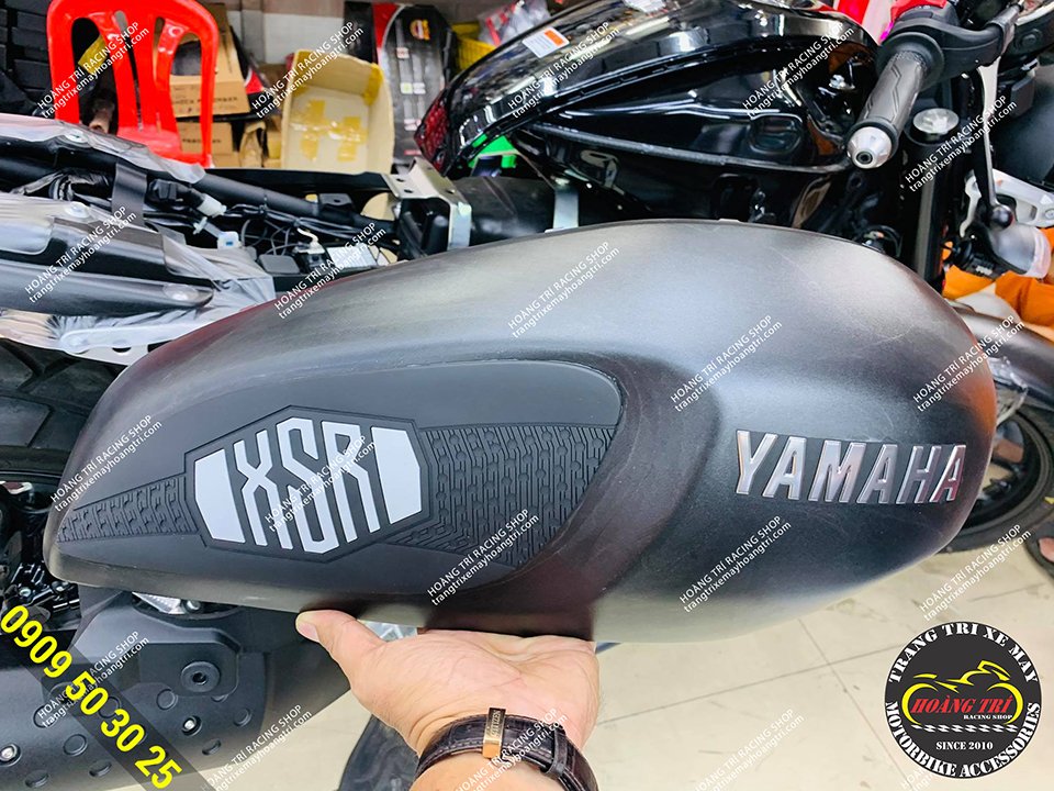 The side skirts of the car show the name as well as the XSR Yamaha brand