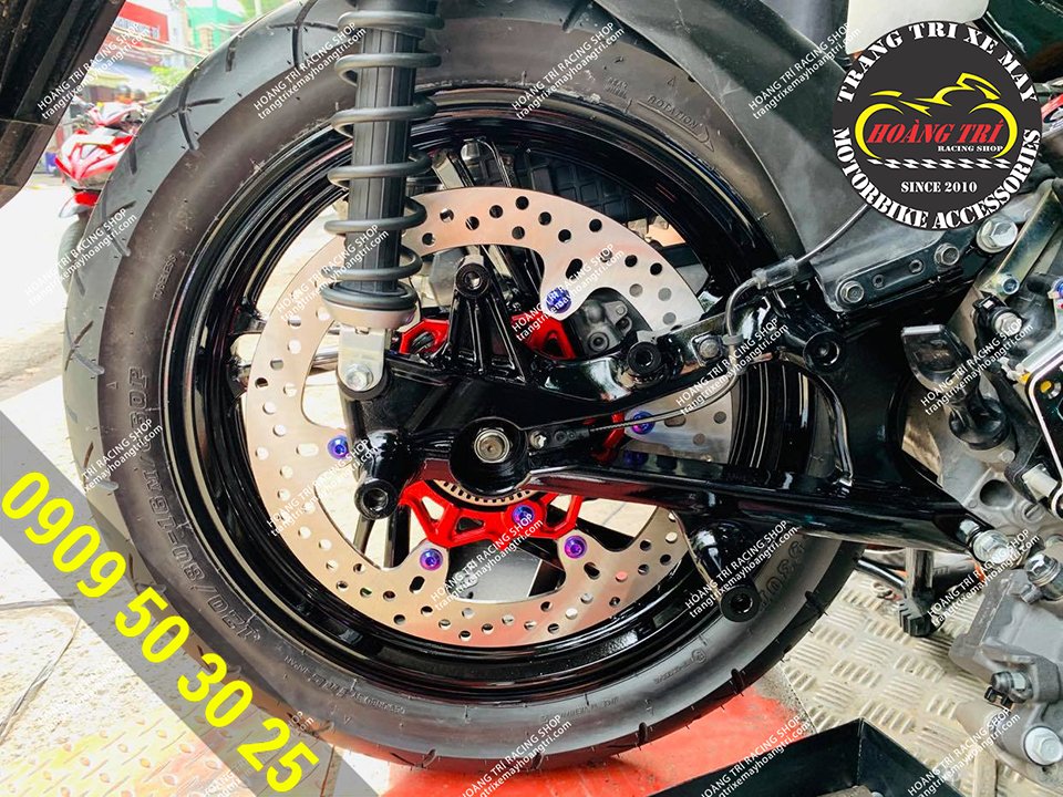 Đĩa Brembo Ducati Multistrada size 320mm gắn trên SH 2020