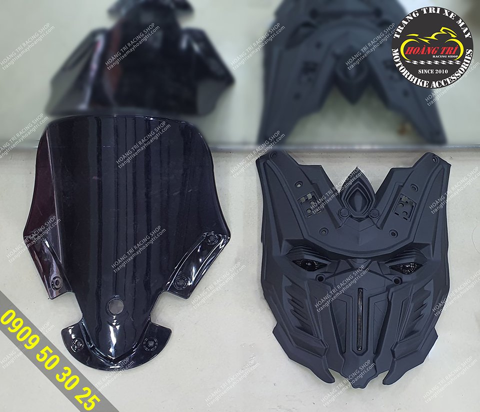 Mask ADV 150 - Black Devil with 2 pieces of easy installation