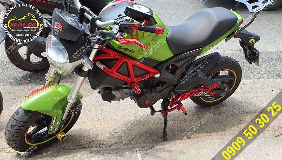 Ducati Mini Nâng Cấp Bộ Số Gãy Msx Cùng Nhiều Đồ Chơi Kiểu