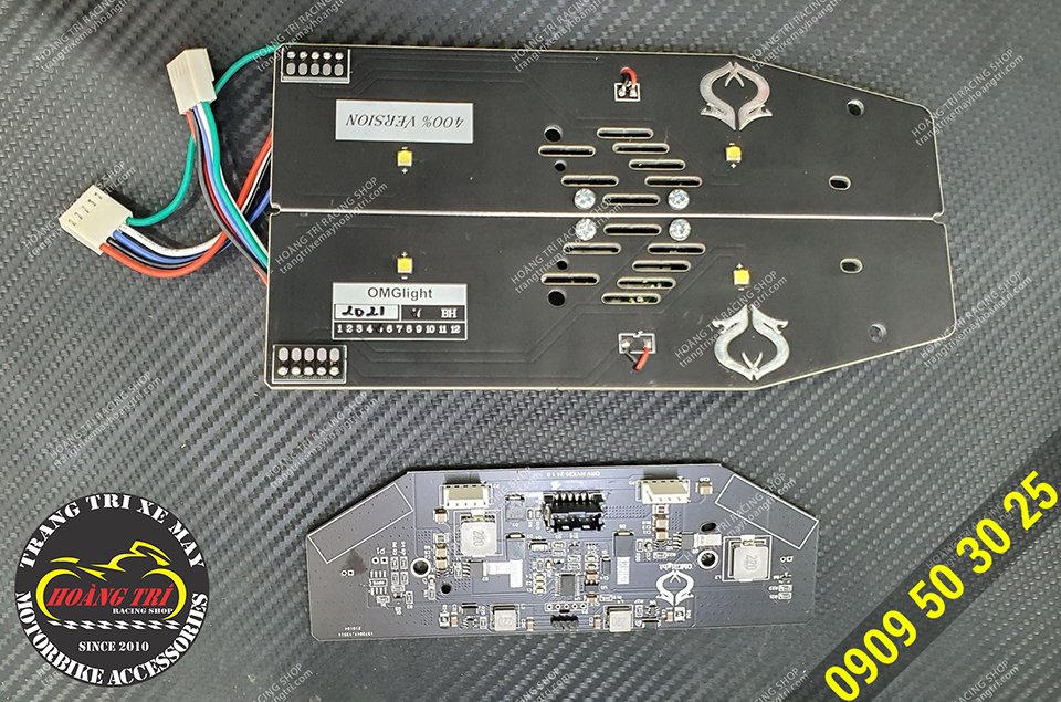 The standard circuitry increases the brightness of the lamp 3 times