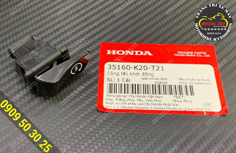 Genuine Honda Airblade 125 starter switch