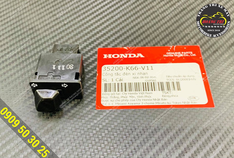 Genuine Honda turn signal switch with full stamps