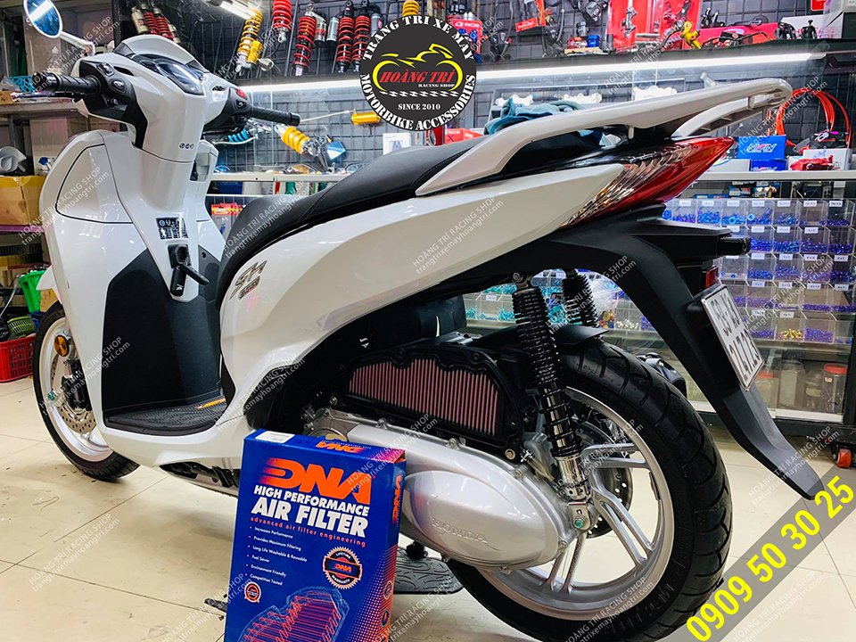 DNA air filter has been equipped for Italian SH