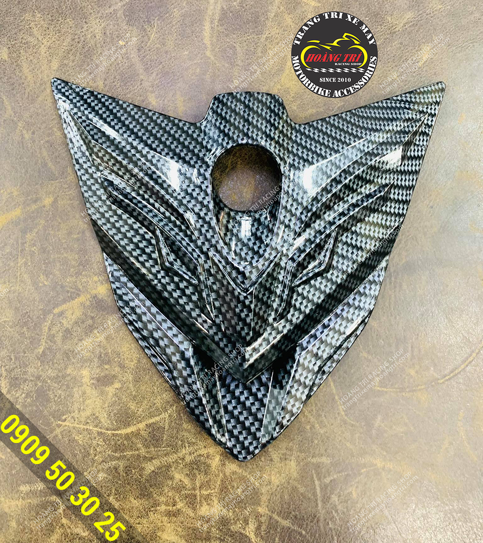 Exciter 155 mask cover with carbon paint