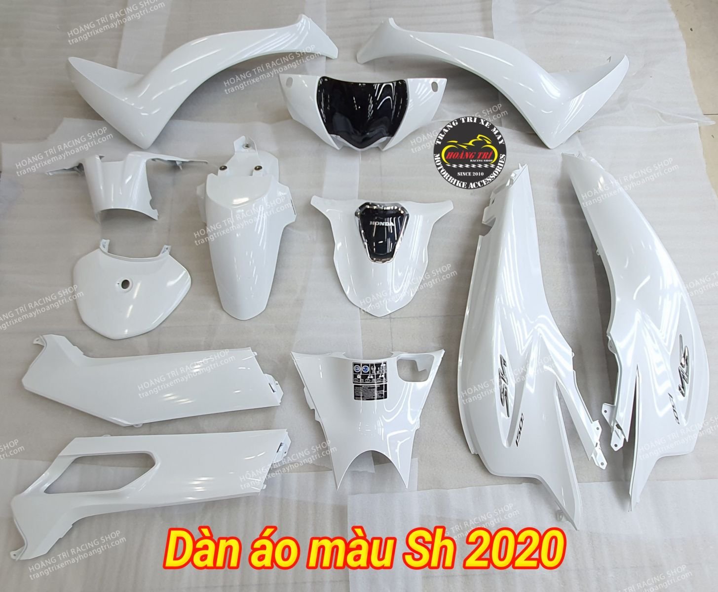 Dàn áo màu SH 2020 màu trắng