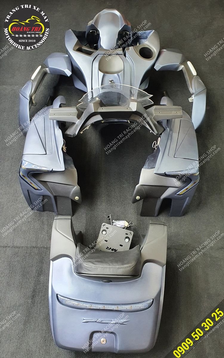 Tron bộ phụ kiện body kit PCX 160 V2 phong cách Goldwing bạn không thể bỏ qua